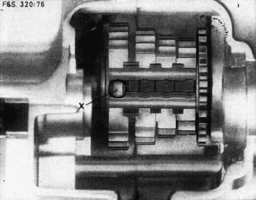 Hauptwelle (Schnittzeichnung)
