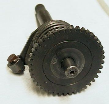 Kickstarterwelle mit intaktem Anschlag