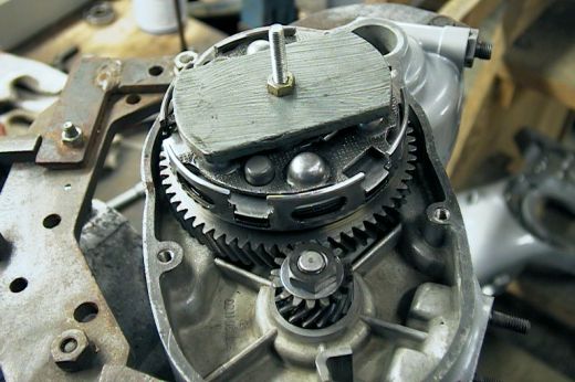 Zerlegen der Kupplung