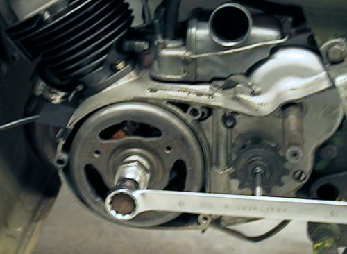 Abziehen des Polrads