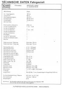 Hercules LASTBOY; Technische Datenbltter